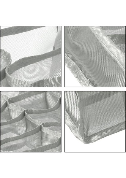 Gri 33X33X9 Stili Dolap Organizatör Iç Çamaşırı Çorap Ev Kabine Bölücü Saklama Kutusu Giysiler Için Depolama Organizatör Katlanabilir Çekmece Organizatör (Yurt Dışından) indirimleri