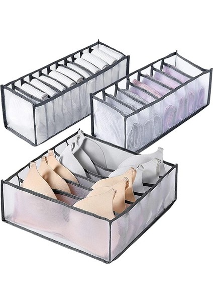 Beyaz-7 Hücre Stili Et Katlanabilir Iç Sutyen Organizatör Saklama Kutusu Çekmeceli Klozet Organizatörleri Bölücü Kutular Yatak Odası Dolap Klozet Organizatör (Yurt Dışından) fiyatları