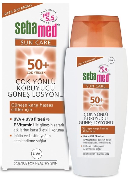 Sun Çok Yönlü Koruyucu Güneş Losyonu Spf50 150ml fırsatları