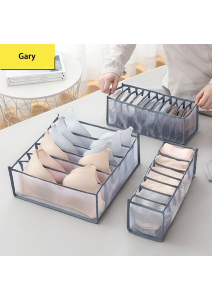 Bej 11 Izgaralı Çorap Stili Iç Çamaşırı Depolama Düzenleyici Çekmece Bölücü, Katlanabilir Nefes Alabilir Sütyen Saklama Kutuları Külotlu Çorapları Storting Için Dolap Bölücü (Yurt Dışından) fiyatları