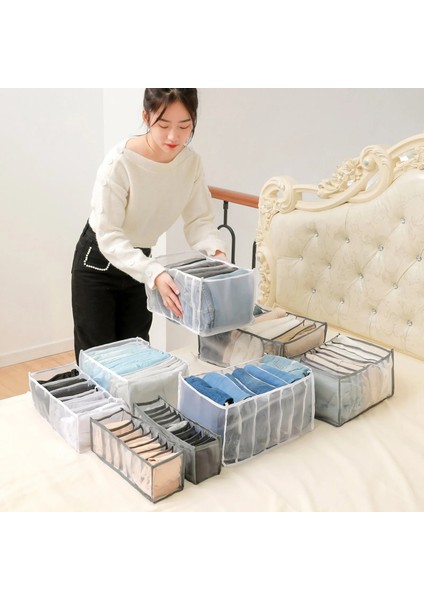G452748 Stili Organizatör Saklama Kutusu Katlanabilir Iç Çamaşırı Organizatörleri Depolama Katlanabilir Çekmece Organizatör Kot Gardırop Organizatör Giysileri (Yurt Dışından) fırsatları
