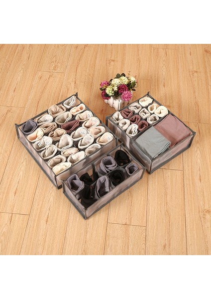 Beyaz 8 Izgara Stili Bölmeli Iç Çamaşırı Saklama Kutusu Çorap Sutyen Külot Organizatör Çekmeceler Sutyen Saklama Kutusu Katlanabilir Çekmece Klozet Organizatör (Yurt Dışından) fiyatları