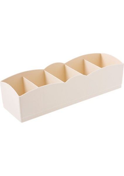 No.8 Stili 1-5 Hücre Küçük Eşya Saklama Kutusu 5 Hücre Plastik Kravat Saklama Kutusu Sutyen Çorap Çekmece Organizatör Kozmetik Düzenli Bölücü Ev Aksesuarları (Yurt Dışından)