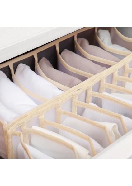 SN0005 Stili New Panties Sock Organizer Drawers Bra Storage Box Washable Foldable Closet Underwear Storage Organizer Box For Clothes (Yurt Dışından) fırsatları