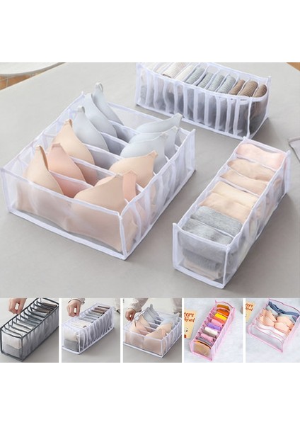 Pembe Stil 11 Izgara 1 Adet Katlanabilir Iç Çamaşırı Depolama Organizatör Kutusu Çorap Eşarp Sutyen Izgara Dolap Çekmece Organizatör Katlanabilir Dolap Kumaş Konteyner (Yurt Dışından) fiyatları