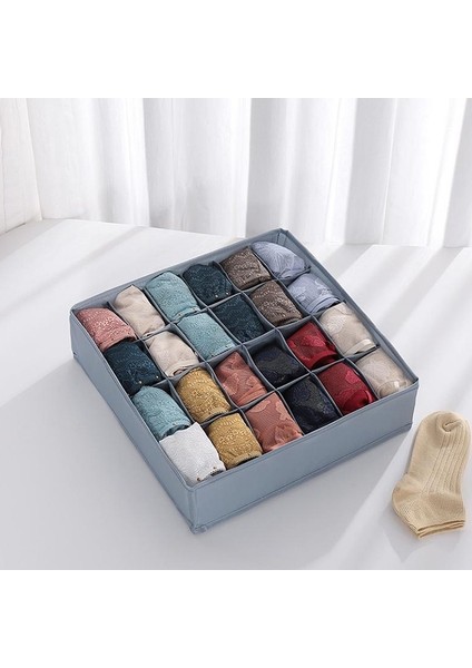 Stil2 - 07 Stili Yıkanabilir Iç Çamaşırı Çekmece Organizatörleri Depolama Bölücüler Dolap Düzenleyici Saklama Kutusu Giysiler Için 24 Izgara Sütyen Atkılar Kravatlar Çorap# (Yurt Dışından) fırsatları