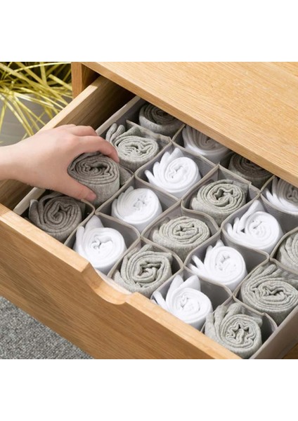 Gül Tarzı 7 Izgara Çok Boyutlu Saklama Kutusu Iç Çamaşırı Dolap Katlanabilir Çekmece Bölücü Kapaklı Klozet Organizatör Saklama Kutusu Kravatlar Çorap Sutyen Yatak Odası (Yurt Dışından)