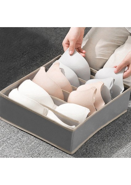 Gül Tarzı 7 Izgara Çok Boyutlu Saklama Kutusu Iç Çamaşırı Dolap Katlanabilir Çekmece Bölücü Kapaklı Klozet Organizatör Saklama Kutusu Kravatlar Çorap Sutyen Yatak Odası (Yurt Dışından) modelleri