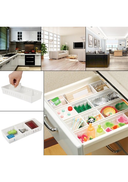 S Tarzı Ayarlanabilir Çekmece Organizatör Saklama Kutusu Bölünebilir Çorap Kırtasiye Çeşitli Eşyalar Makyaj Fırçası Saklama Kutusu Sofra Ev Ofis Için (Yurt Dışından) fırsatları