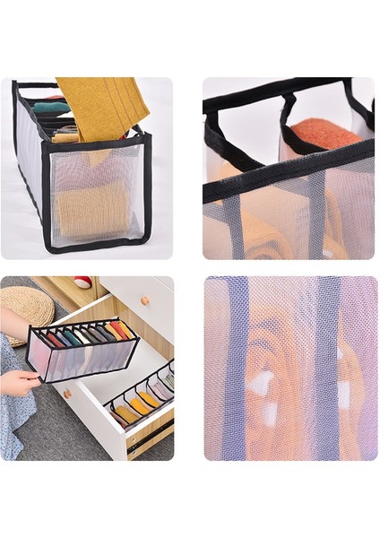 11 Izgara Beyaz Stil Iç Çamaşırı Sutyen Saklama Kutusu Naylon Bölme Dolap Dantel Iç Çamaşırı Eşarp Çorap Sutyen Saklama Kutusu Katlanabilir Bölme Depolama Rafı (Yurt Dışından) modelleri