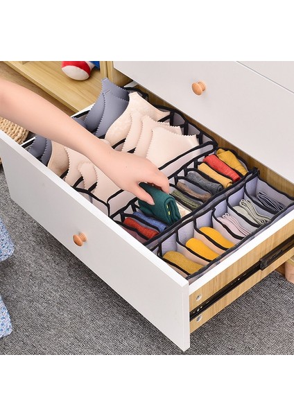 11 Izgara Beyaz Stil Iç Çamaşırı Sutyen Saklama Kutusu Naylon Bölme Dolap Dantel Iç Çamaşırı Eşarp Çorap Sutyen Saklama Kutusu Katlanabilir Bölme Depolama Rafı (Yurt Dışından) indirimleri