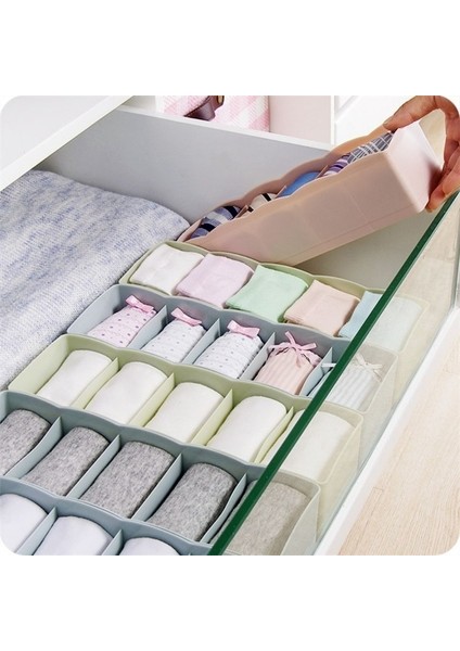 Yeşil Stil 26,5 x 7,7 x 5,5 cm 5 Bölme Çok Amaçlı Iç Çamaşırı Sutyen Kravat Çekmece Saklama Kutusu Makyaj Organizatör Çekmece Elbise Çorap Kılıf Çekmece Organizatör (Yurt Dışından) fiyatları