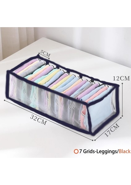 Siyah Tozluk Izgara Stili Klozet Organizatör Kot Saklama Kutusu Katlanabilir Iç Çamaşırı Organizatörleri Depolama Bölücüler Yurt Çorapları Giysi Çekmecesi Organizatör Kutusu (Yurt Dışından) fiyatları