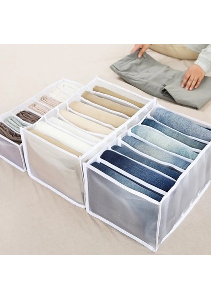 YH017304 Stili Iç Çamaşırı Eşarp Çorap Şort Sutyen Ev Katlanabilir Depolama Organizatör Yurt Dolap Elbise Çekmece Bölücü Ayırma Kutusu Yıkanabilir (Yurt Dışından) fırsatları