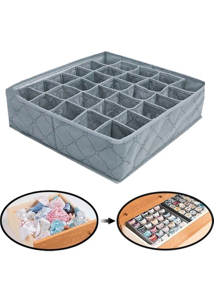 32X32X10CM Stili Yeni Organizatör Giysi Saklama Sutyen Saklama Kutuları Yurdu Klozet Organizatör Katlanır Kravatlar Çorap Şort Ev Saklama Kutusu (Yurt Dışından) modelleri