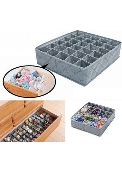 11 Izgara Bej Tarzı Yurt Dolap Organizatör Iç Çamaşırı Çorap Ev Kabine Bölücü Saklama Kutusu Eşarp Sutyen Depolama Katlanabilir Çekmece Organizatör Kutusu (Yurt Dışından) indirimleri