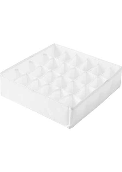 Beyaz Stil Yıkanabilir Çekmece Organizatörleri Saklama Kutusu Kılıf Sutyen Bağları Iç Çamaşırı Çorap Eşarp Çekmece Organizatörleri Bölücü Kapaklı Klozet Organizatörü (Yurt Dışından)