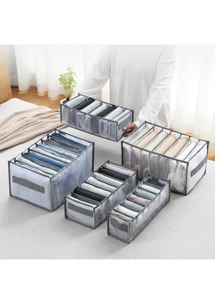 Beyaz 9 Izgara Stili Kot Saklama Kutuları Dolap Düzenleyici Katlanabilir Iç Çamaşır Organizatörleri Pantolon Depolama Bölücüler Çekmece Organizatörleri Dolap Düzenleyici (Yurt Dışından) modelleri