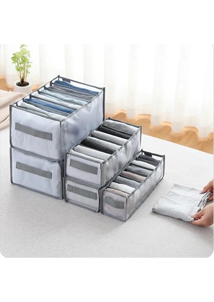 Beyaz 9 Izgara Stili Kot Saklama Kutuları Dolap Düzenleyici Katlanabilir Iç Çamaşır Organizatörleri Pantolon Depolama Bölücüler Çekmece Organizatörleri Dolap Düzenleyici (Yurt Dışından) fırsatları