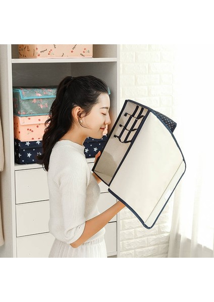 Haki Stili 11-15 Hücre Çekmece Organizatörleri Dolap Kutusu Giyim Saklama Kabı Keten Kumaş Iç Çamaşırı Sutyen Saklama Kutusu Ev Dolap Düzenli Fg Kutusu (Yurt Dışından) indirimleri