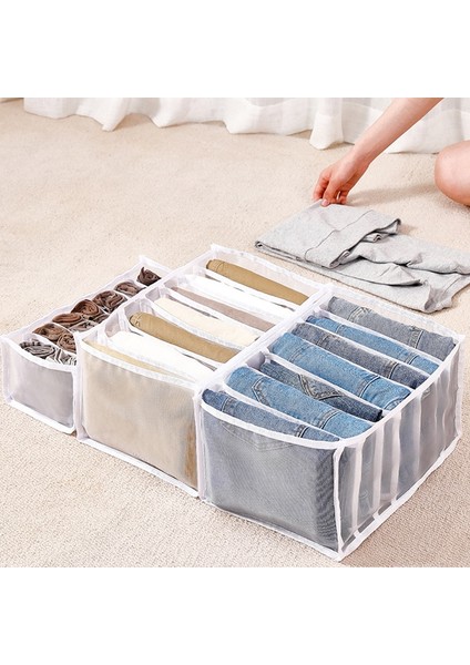 Saplı Beyaz 7 Stili Klozet Organizatör Kot Saklama Kutusu Katlanabilir Iç Çamaşırı Organizatörleri Depolama Bölücüler Yurt Çorapları Giysi Çekmecesi Organizatör Kutusu (Yurt Dışından) indirimleri