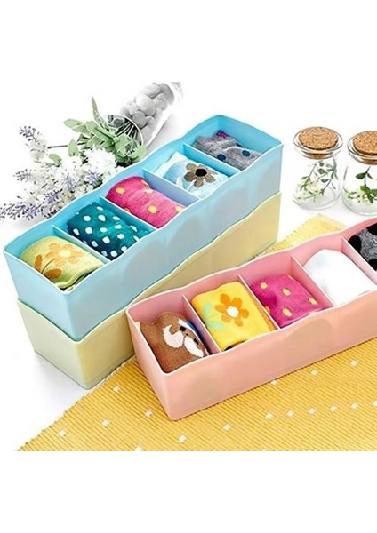 Pembe Tarzı Ev Plastik Saklama Kutusu Toplama Konteyner Çekmece Iç Çorap Kravat Kozmetik Organizatör (Yurt Dışından) modelleri