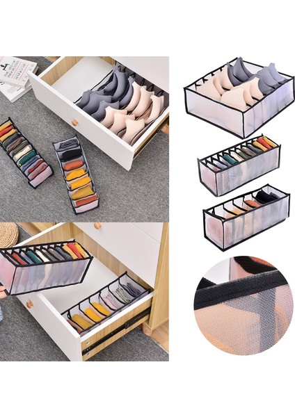 Mavi 11 Izgara Stili Yeni Iç Çamaşırı Sutyen Organizatör Saklama Kutusu 2 Renkler Çekmece Dolap Organizatörleri Kutuları Iç Çamaşırı Atkı Çorap Sutyen Sıcak Satış (Yurt Dışından) modelleri