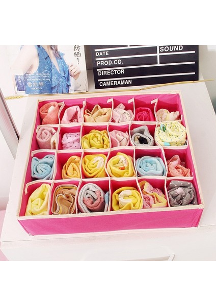 Çikolata Tarzı 6 Izgara Iç Çamaşırı Çekmece Organizatör 4 Takım Katlanabilir Iç Çamaşırı Çekmece Organizatör ve Giyinmek Için Dolap Bölücüler Saklama Kutusu Çorap Iç Çamaşırı (Yurt Dışından)