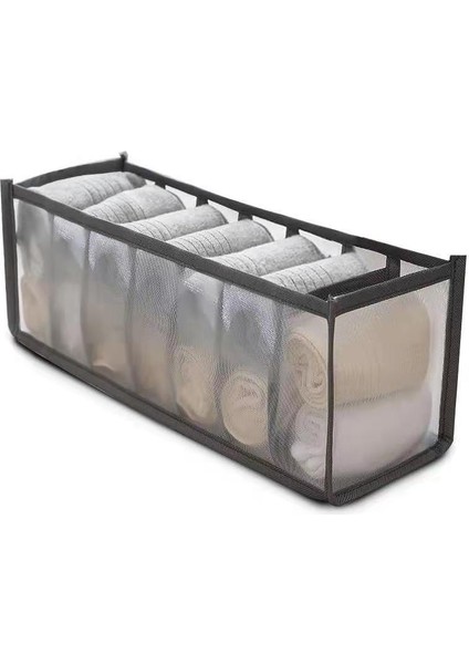 7 Izgara Stili Iç Çamaşırı Sutyen Organizatör Saklama Kutusu Çekmece Dolap Organizatörleri Bölücü Kutular Iç Çamaşırı Atkılar Çorap Sutyen Çantası Plastik Saklama (Yurt Dışından) indirimleri