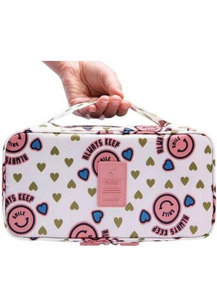 Şarap Kırmızısı Stili Çok Fonksiyonlu Tuvalet Organizatör Iç Sutyen Fg Çanta Space Saver Yüksek Kapasiteli Kozmetik Çantaları Su Geçirmez Seyahat Kutusu (Yurt Dışından) fiyatları