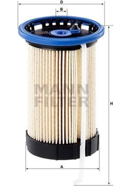 PU8014 Mazot Filtresi Golf Vıı 13- Passat 14- Tıguan 14- Caddy Iıı 11- / A3 12- / Toledo Leon Iıı 12- / Oc