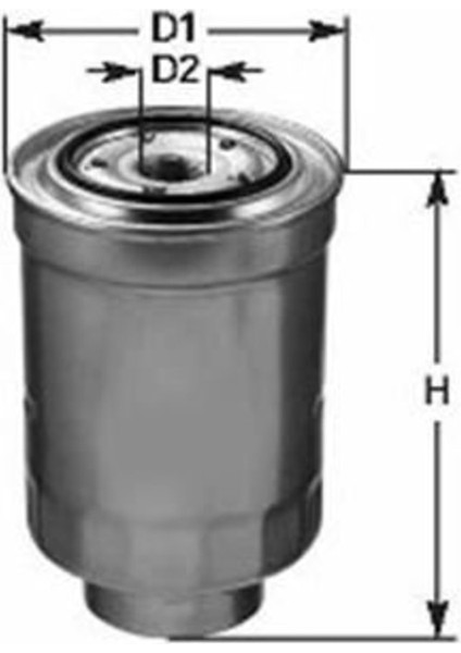 Ufı 24.366.00 Mazot Filtresi Starex 98- H1 H100 / L200 L300 Pajero 2.5d 2.5td