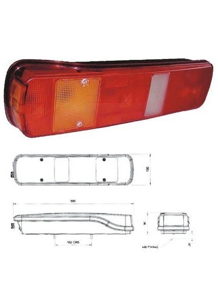 Stop Konnektörlü Ampüllü 05 Volvo Sag