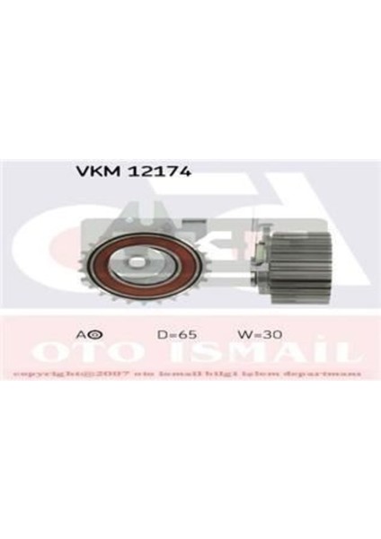 VKM12174 Trıger Eksantrık Gergı Rulmanı Doblo / Astra H Vectra C 1.9 Jtd 1.9d Yardımcı Mıl Dıslısı Uyumlu