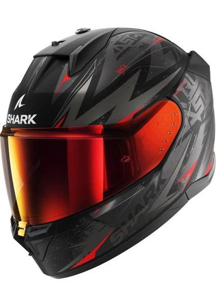 D-Skwal 3 Blast-R Mat Kapalı Kask