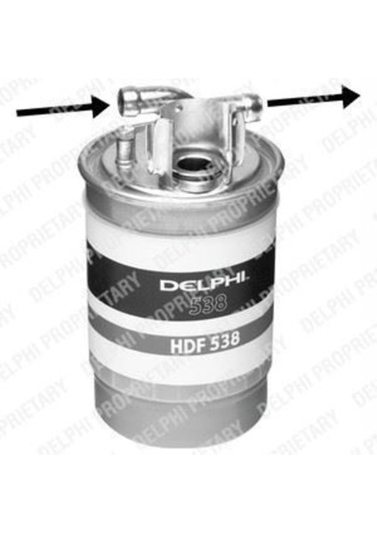 HDF538 Mazot Filtresi Passat 00-05 / A4 02-04 A6 97-05 A8 00-02 2.5 Tdı Uyumlu