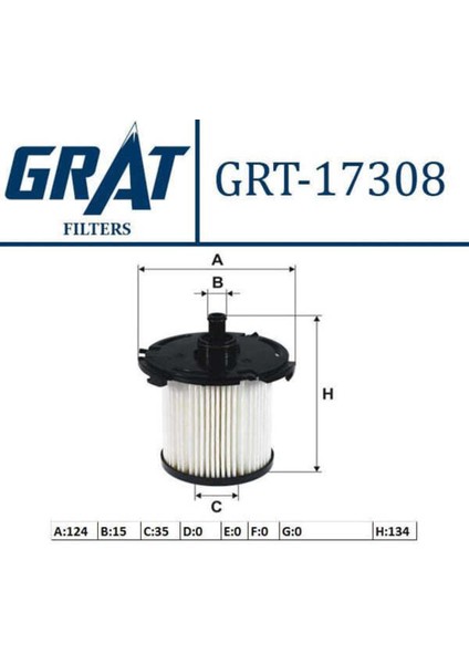 17308 17308 Mazot Filtresi Tourneo Custom 12- Tourneo Custom 12- Transit 11- Transit V348 Transit V34