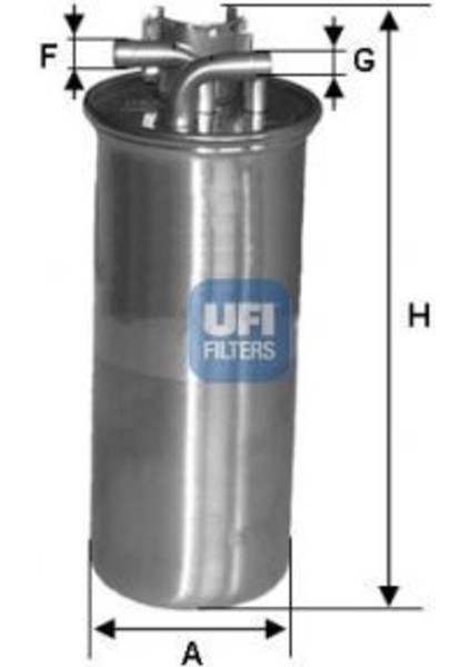Ufı 24.001.00 Mazot Filtresi A6 04- 2.7 Tdı 3.0 Tdı