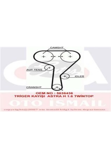 5603XS Trıger Eksantrık Kayısı Astra H J Vectra C Insıgnıa Zafıra / Cruze Uyumlu