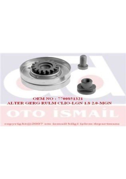 531006610 V Kayıs Gergı Rulmanı Megane I Laguna I 1.8 8V F3P 2.0 8V F3R Ac