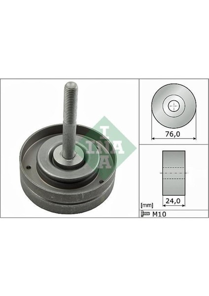 532050010 V Kayıs Gergı Rulmanı Polo 10- 1.2 3 Sılındır Cıvatalı Klıma