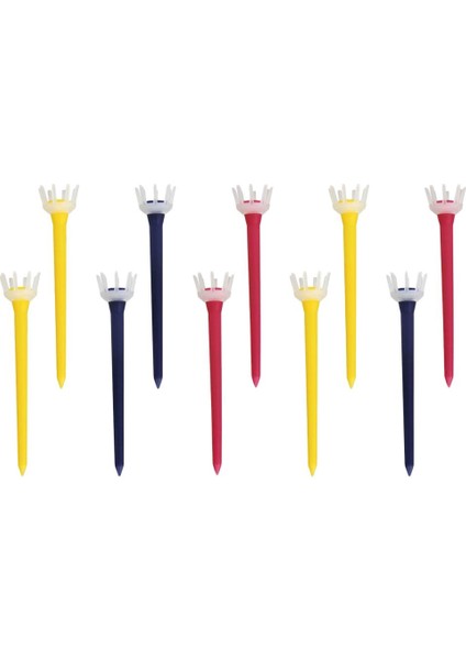 10 Pe Golf Tee Taç Pençe Tee Değiş 80MM (Yurt Dışından) fiyatları