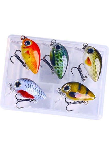 5 Mini Crankbait Sert I Su ve Tuzlu Su C (Yurt Dışından) fiyatları