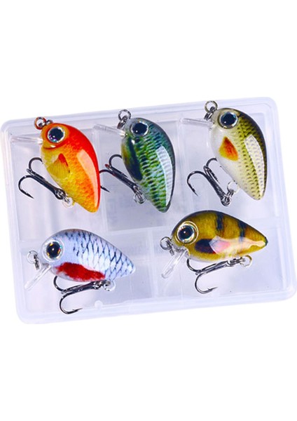 5 Mini Crankbait Sert I Su ve Tuzlu Su C (Yurt Dışından) indirimleri