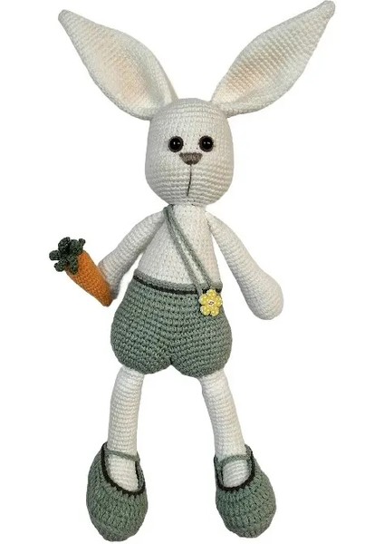 Amigurumi Tavşan 35 cm Örgü Oyuncak