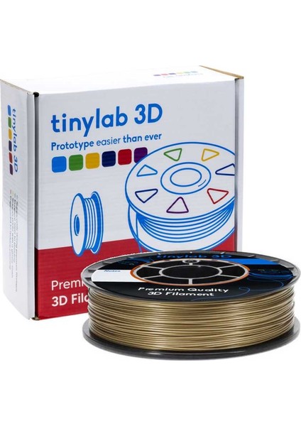 1.75mm 1000gr Altın PLA Filament 190-220°C Baskı Sıcaklığı - Yüksek Kalite, Çevre Dostu, Mükemmel Yapışma ve Pürüzsüz Yüzey