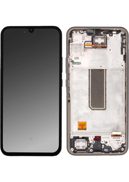 Samsung Galaxy A34 5g A345 LCD Ekran Dokunmatik Siyah Çıtalı
