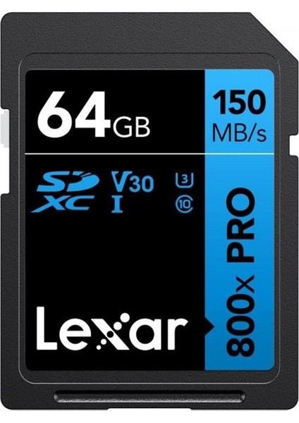 64GB 800X Pro 150MB/S Sdxc Hafıza Kartı