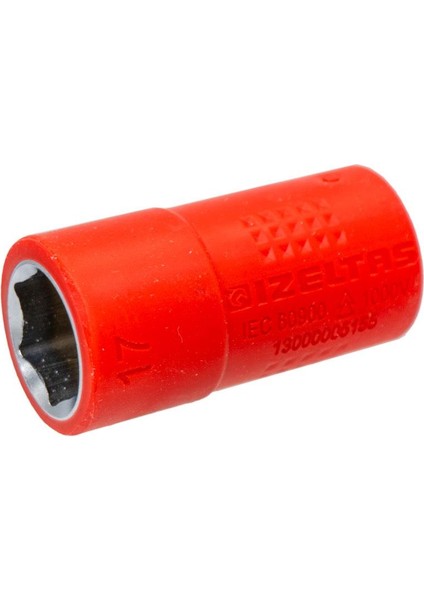 Izeltaş 13000005155 1000V Izoleli 6 Köşe 1/2" Lokma Anahtar 17 mm