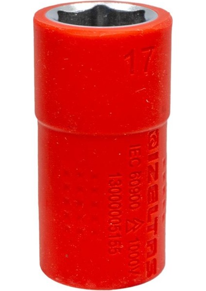 Izeltaş 13000005155 1000V Izoleli 6 Köşe 1/2" Lokma Anahtar 17 mm fiyatları